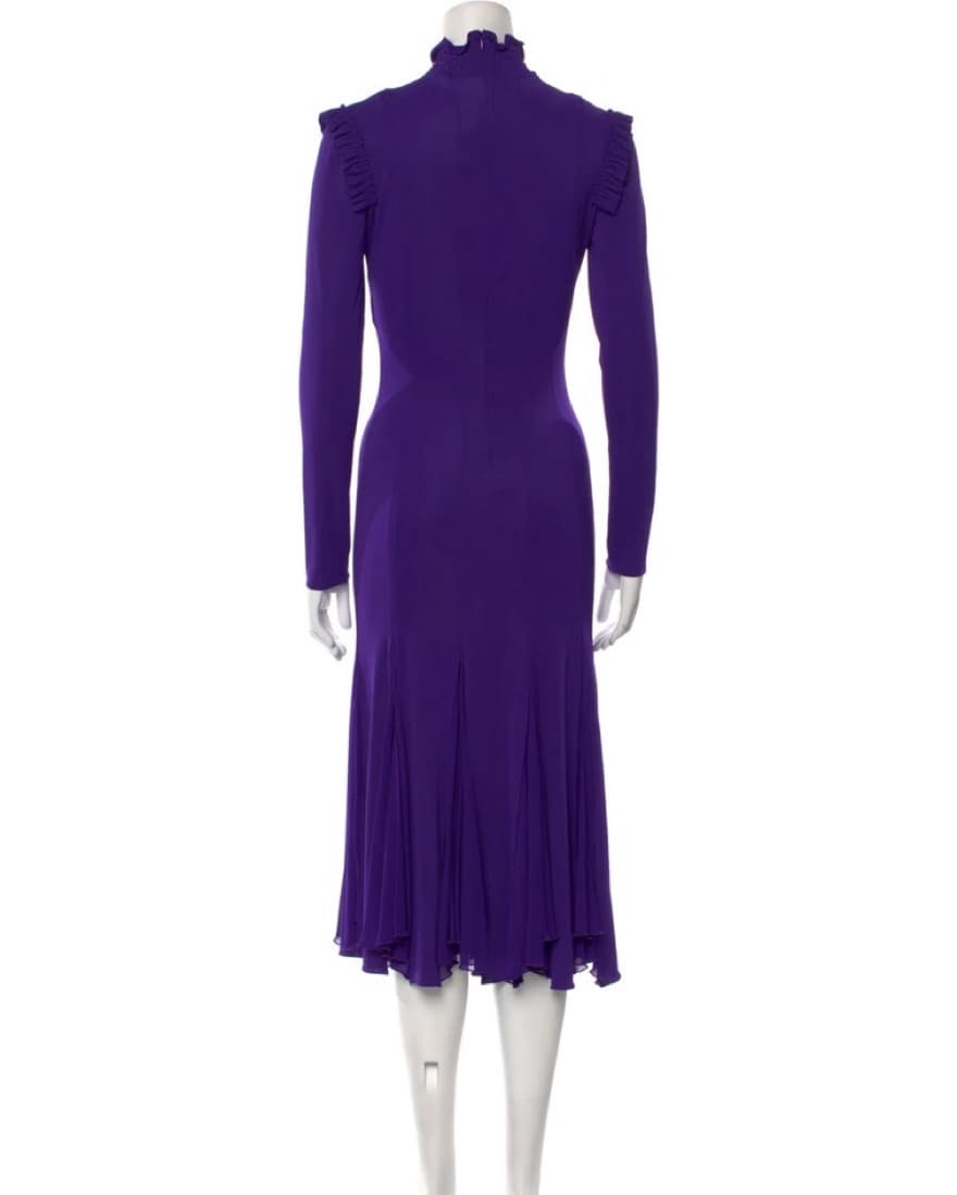 4550$ Tom Ford Electric Purple Dress - Image 2