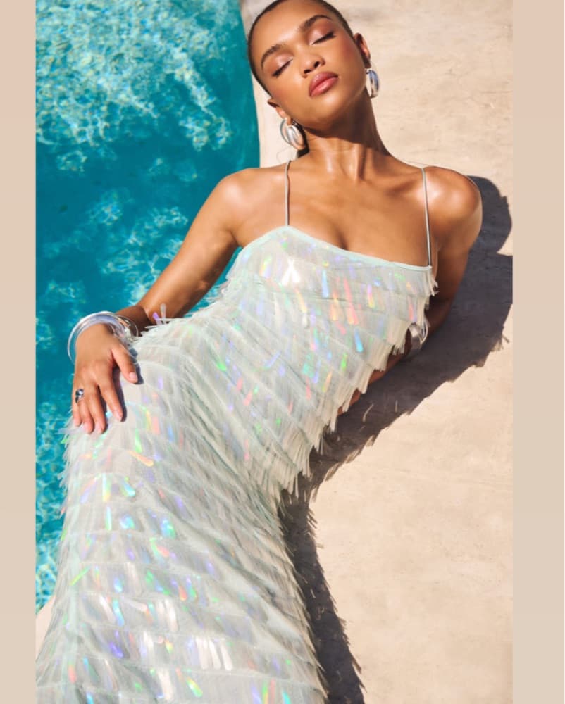 Retrofete Alana Sequin Dress - Image 2