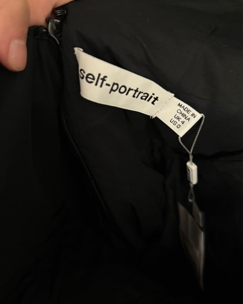 Self Portrait Bow Embellished Mini Dress - Image 4