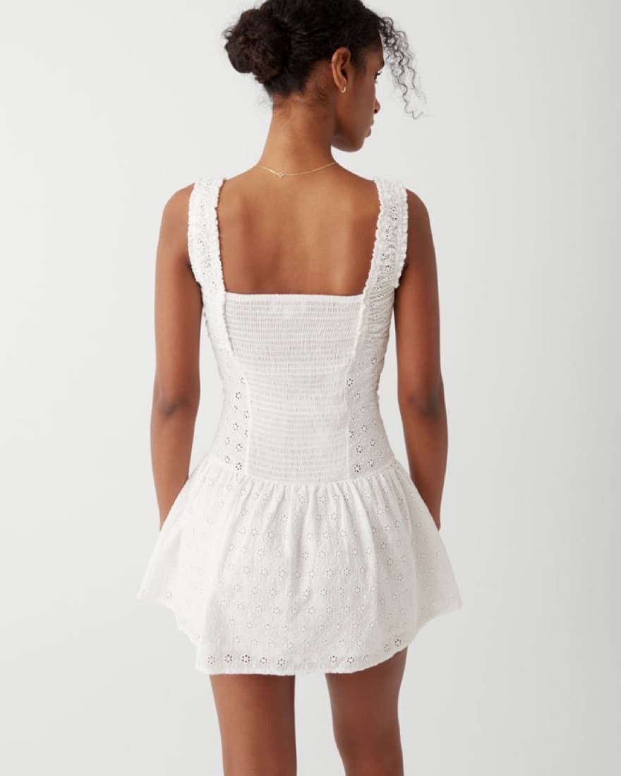 Frankie’s Bikinis Christa Eyelet Dress - Image 2
