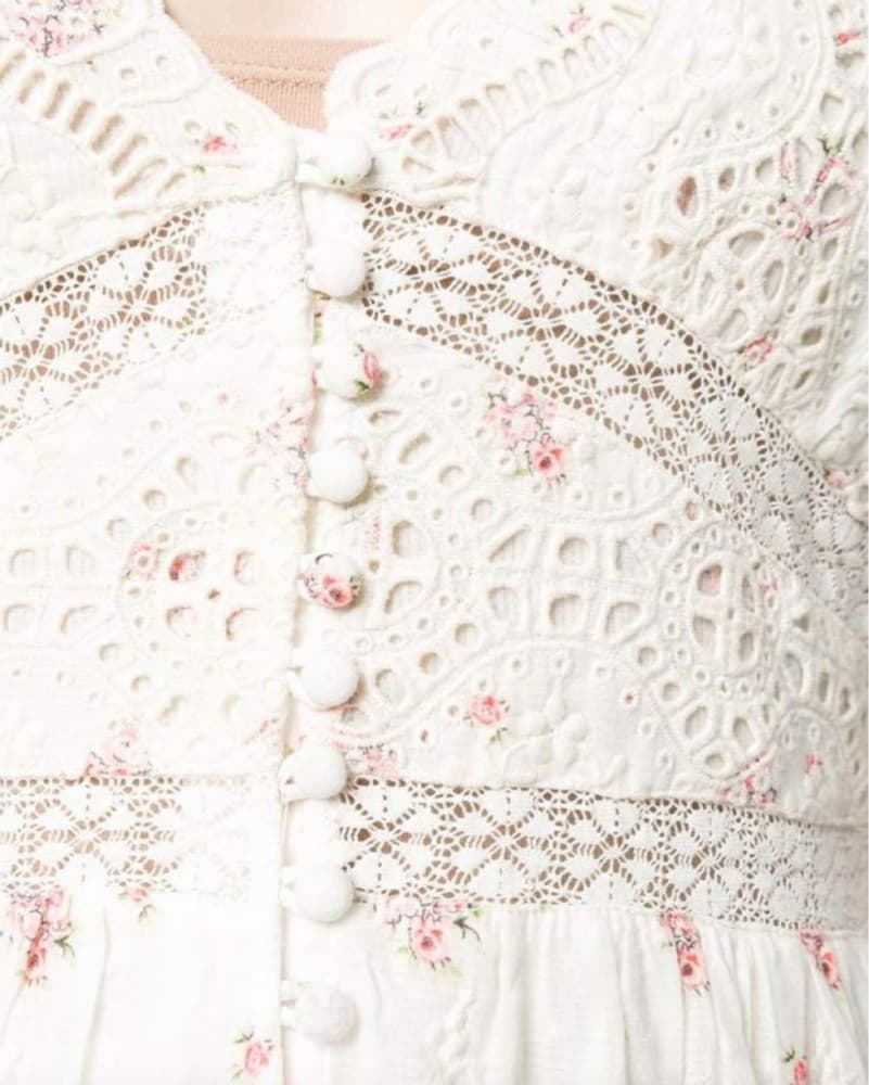 LoveShackFancy Floral Maxi Dress - Image 4