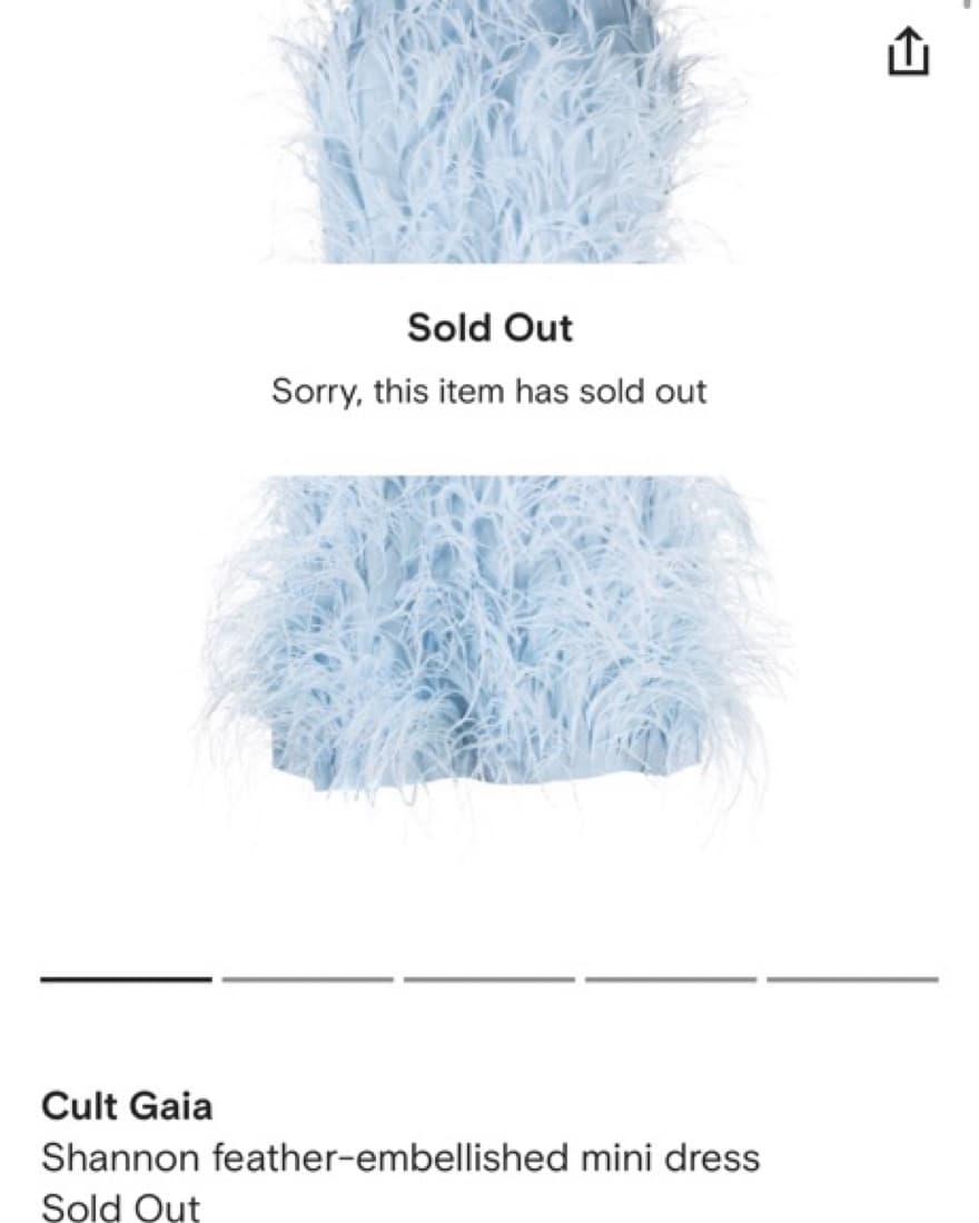 Cult Gaia Feather Dress - Image 4