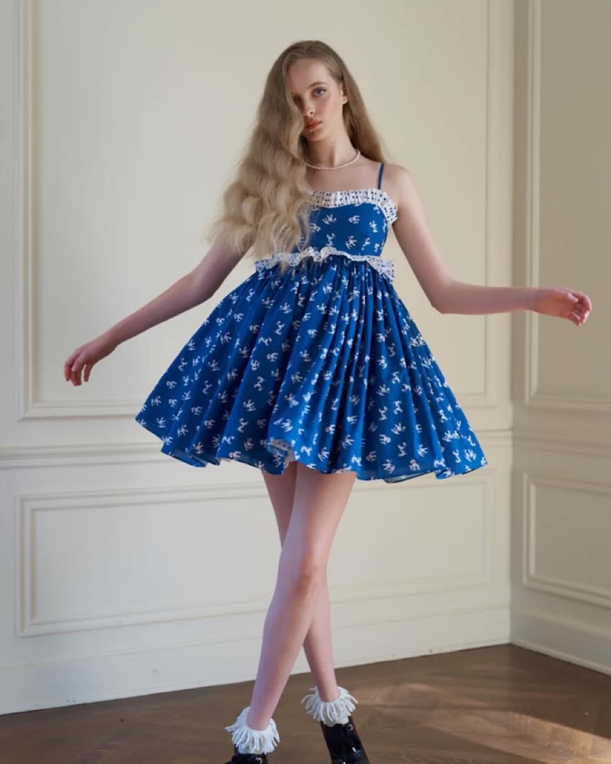 Selkie Scotty Hanky Rosebud Dress - Image 1