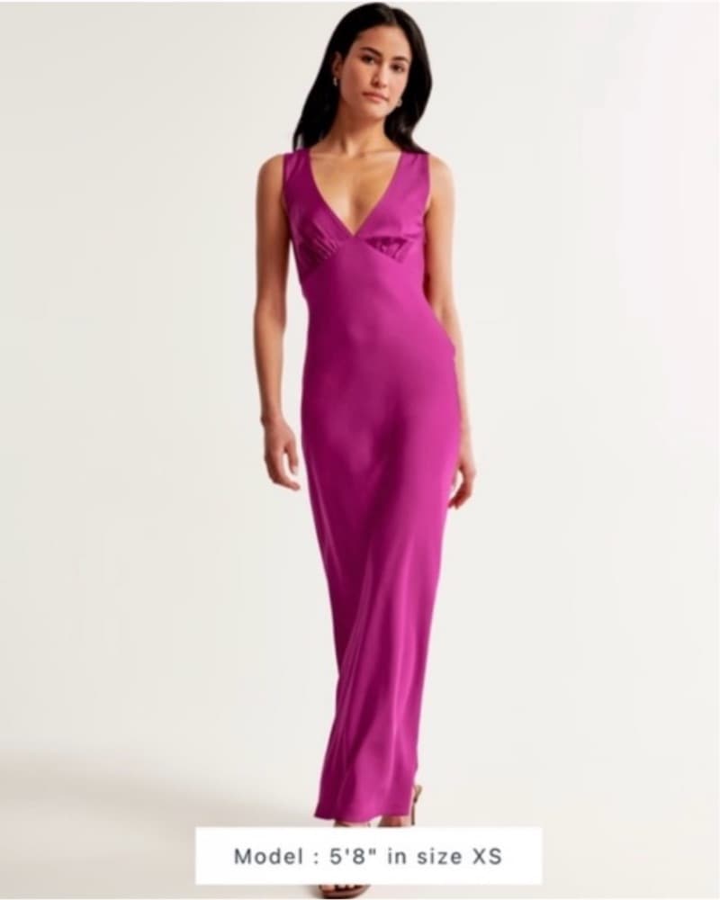 Abercombie Pink Maxi Dress - Image 1