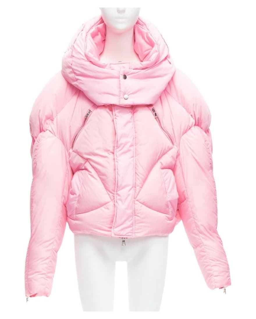 CHEN PENG pink giant hood space jacket - Image 2