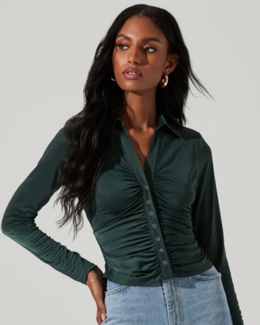 Green ASTR Buttondown  - Image 2