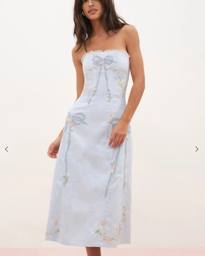 For Love & Lemons Baby Bow Midi - Image 1