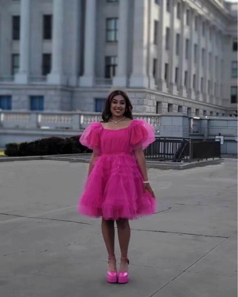 Tulle Pink Dress - Image 3