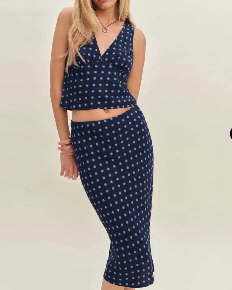 Reformation Two Piece Set Palo Polka Dot - Image 1