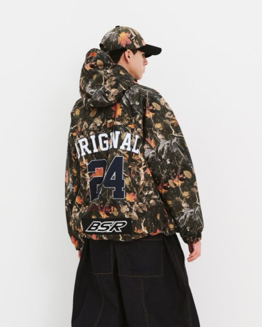 BSRABBIT Camo Hooded Snowboard Jacket - Image 1