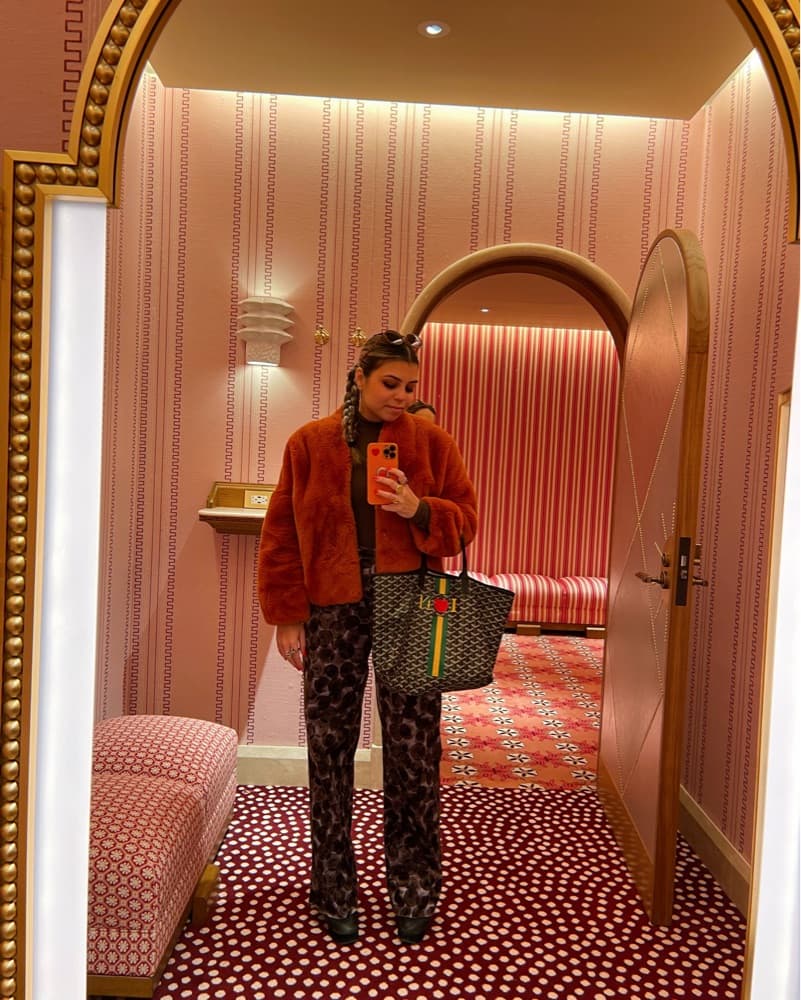 Vibrant Faux Fur Jacket with Bold Accents - Image 1