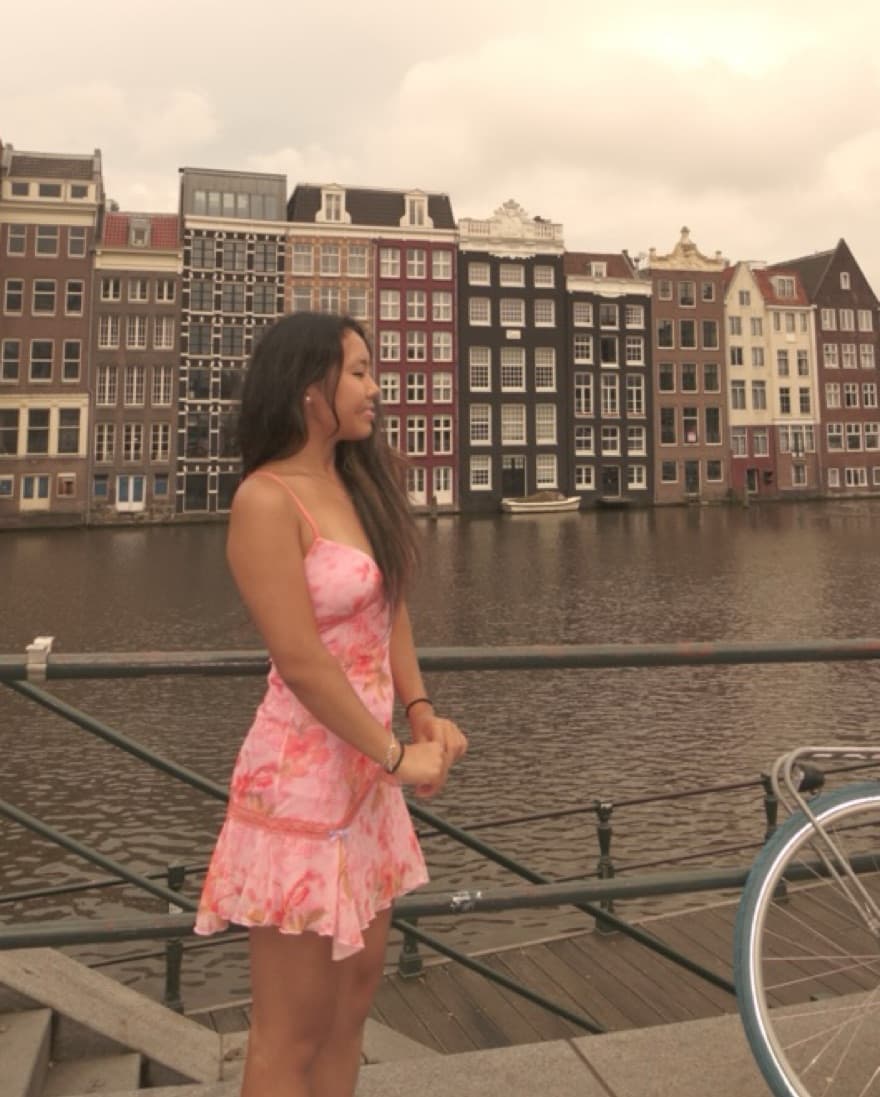 Pink Floral Mini Dress - Image 2