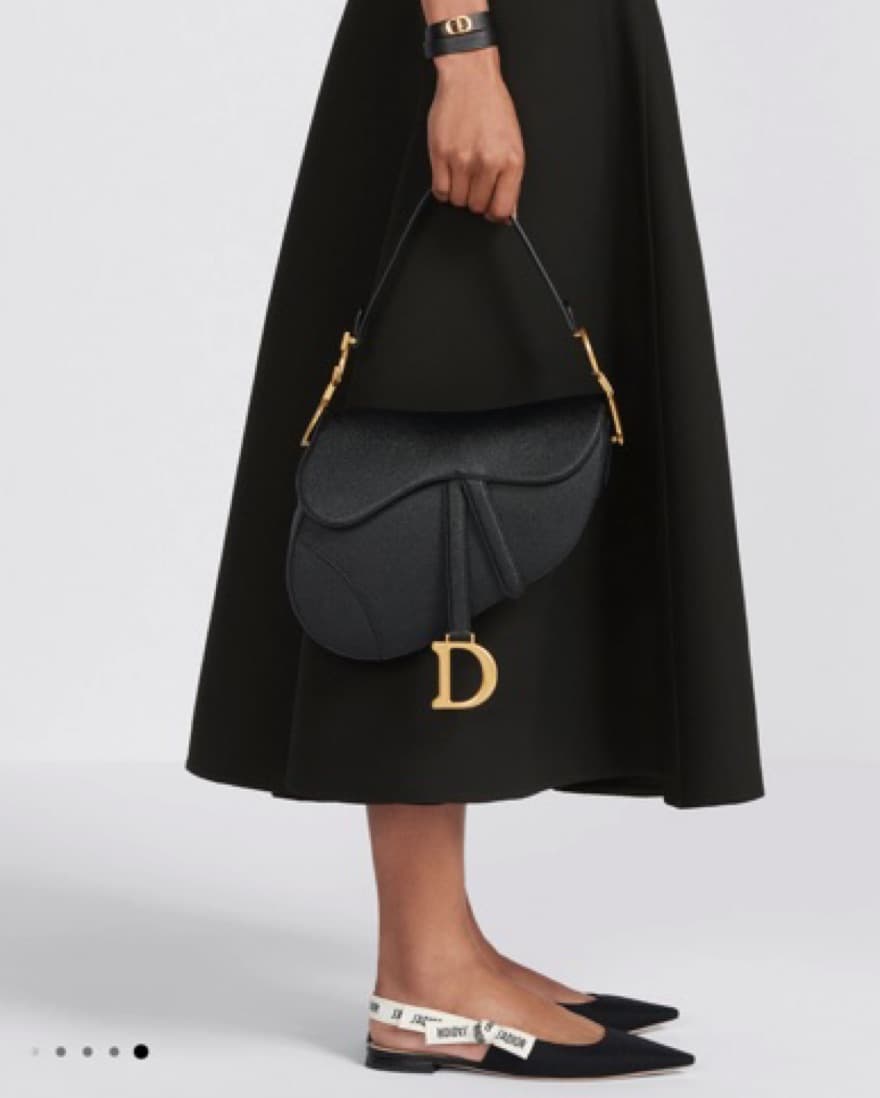 Dior Saddle Bag With Cross Body Strap  - Image 2