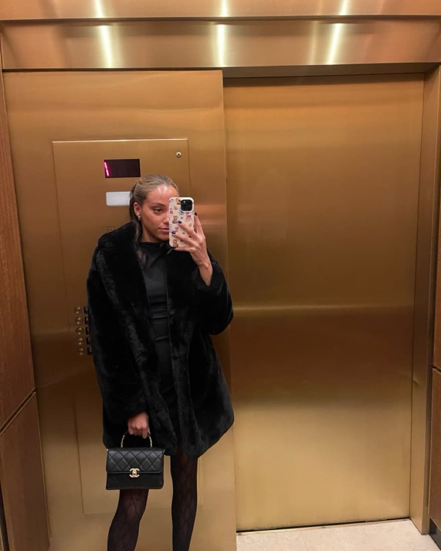 Zara Faux Fur Coat - Image 2