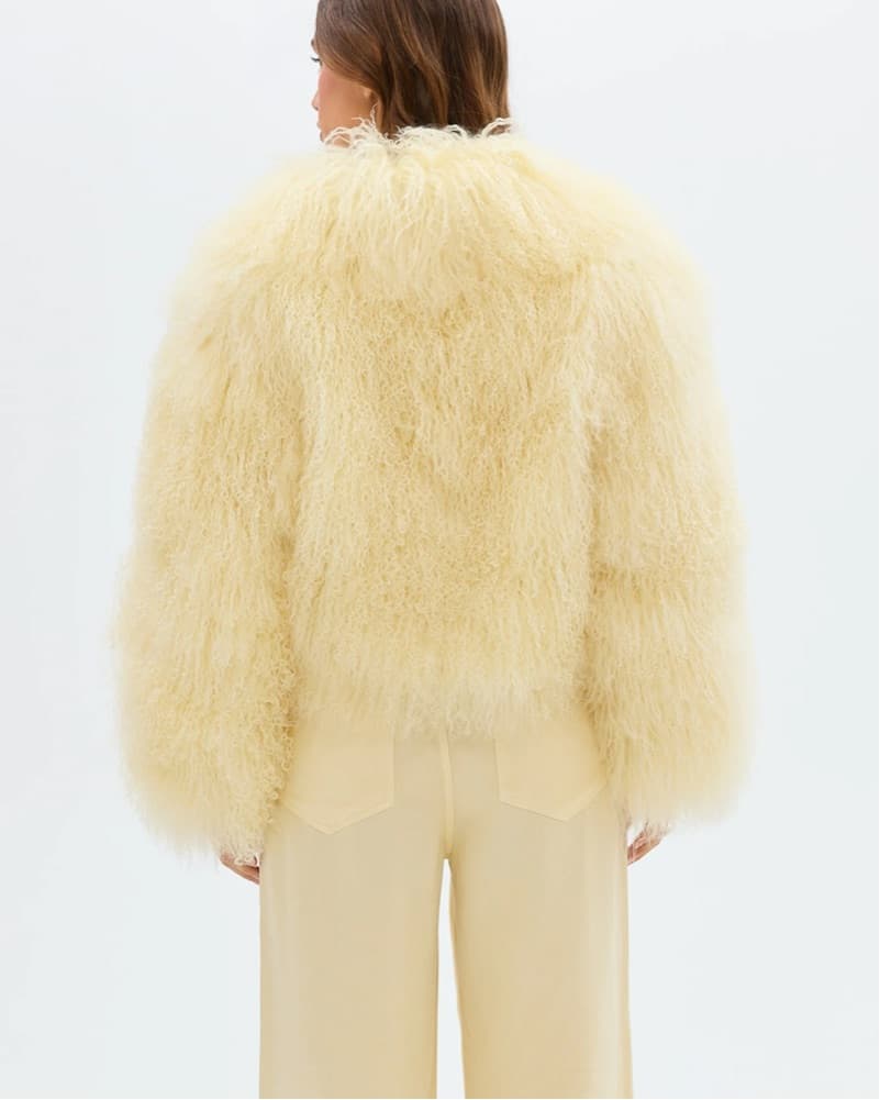 Georgina Jacket Pale Yellow - S - Image 4