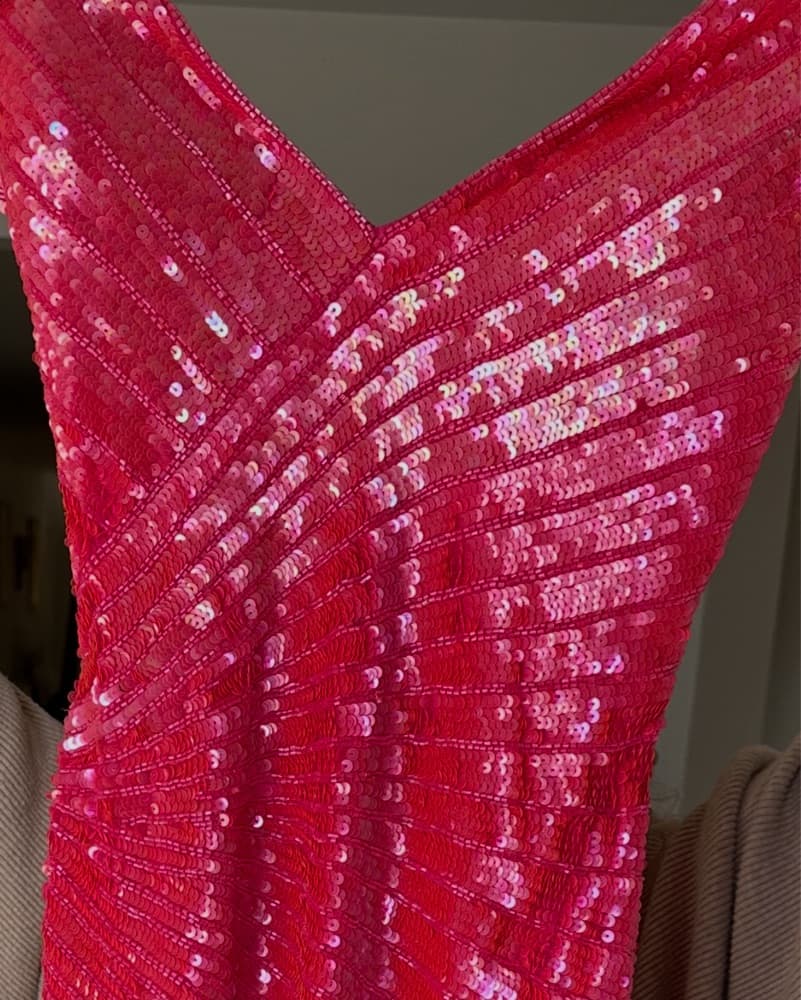 Jovani Pink Sequin dress - Image 4