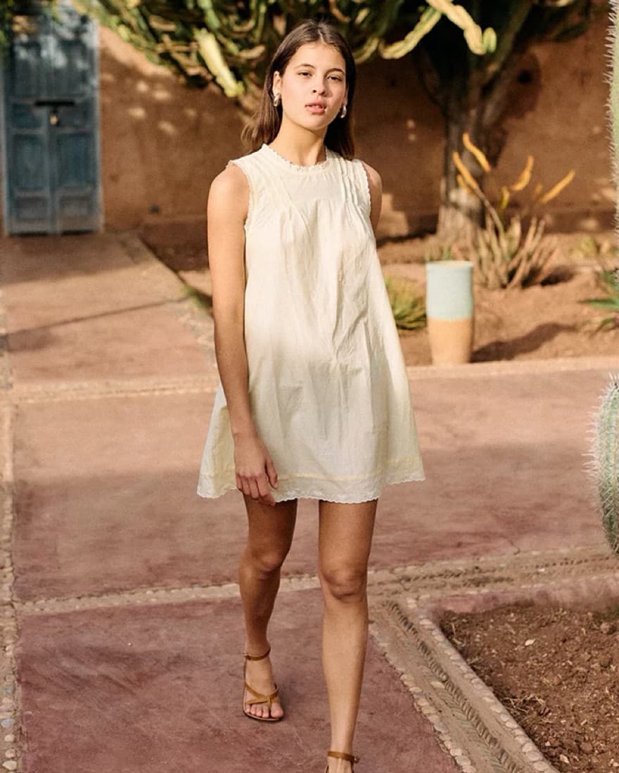 Ciao Lucia Ebba Buttercream Dress - Image 1