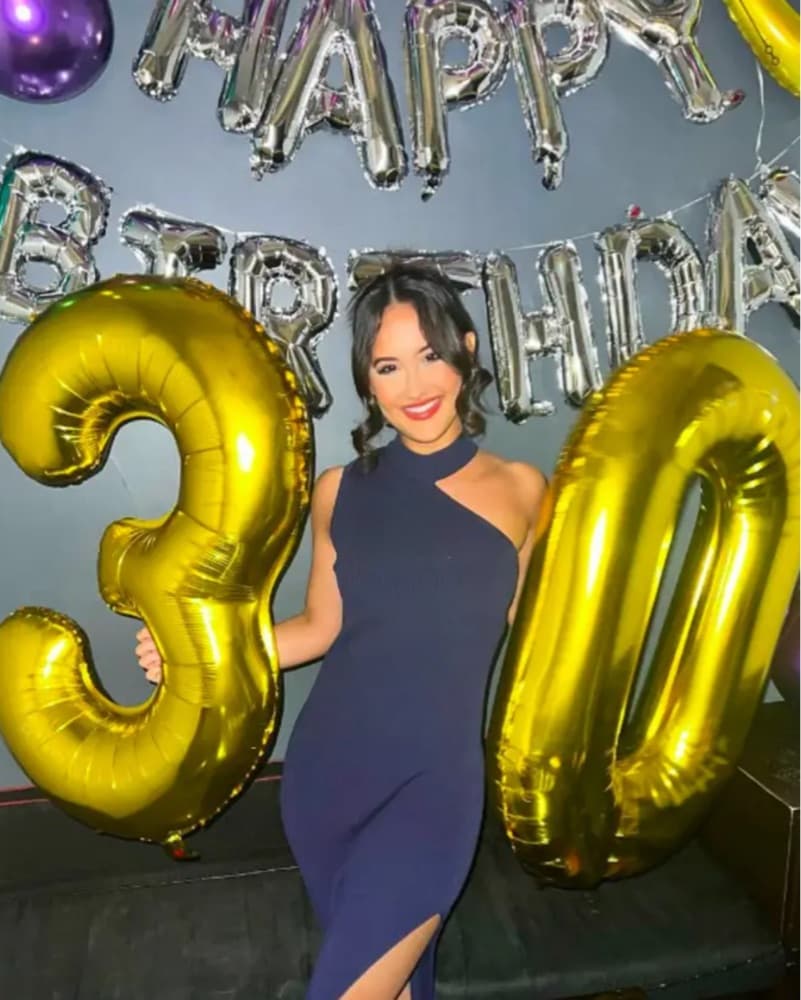 Navy Knot Slit Dress - Image 1