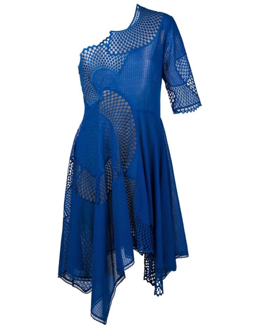 Stella McCartney Naked Dress In Blue - Image 3