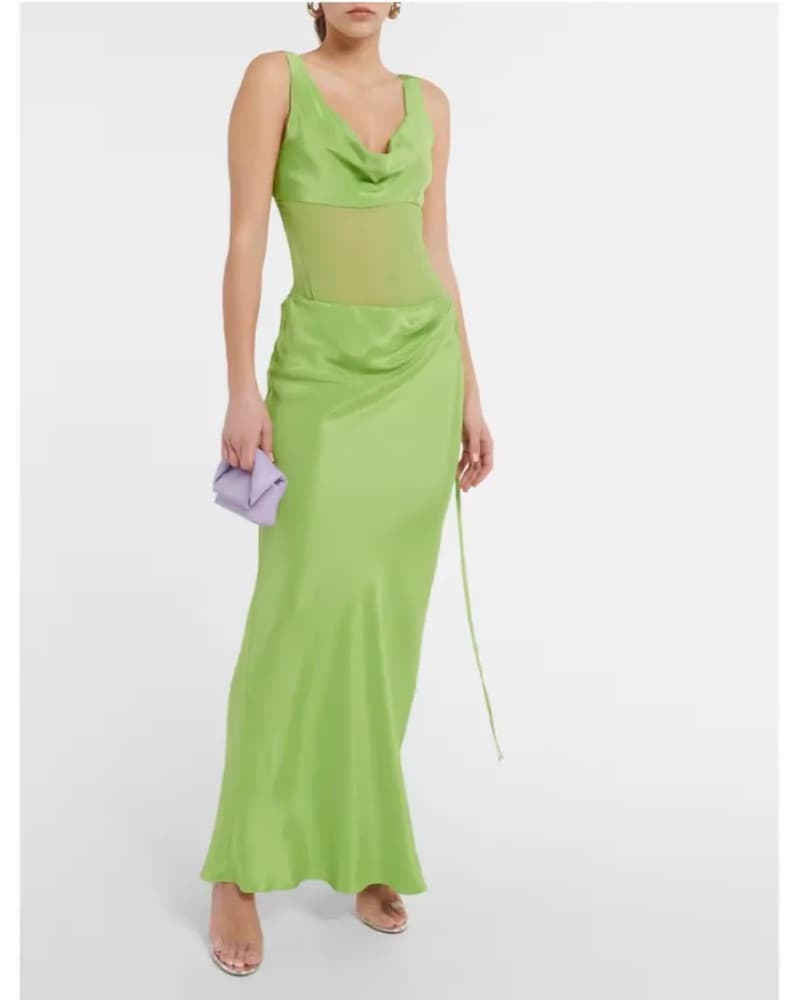 CHRISTOPHER ESBER Sheer Cowl Tank Dress  - Image 2