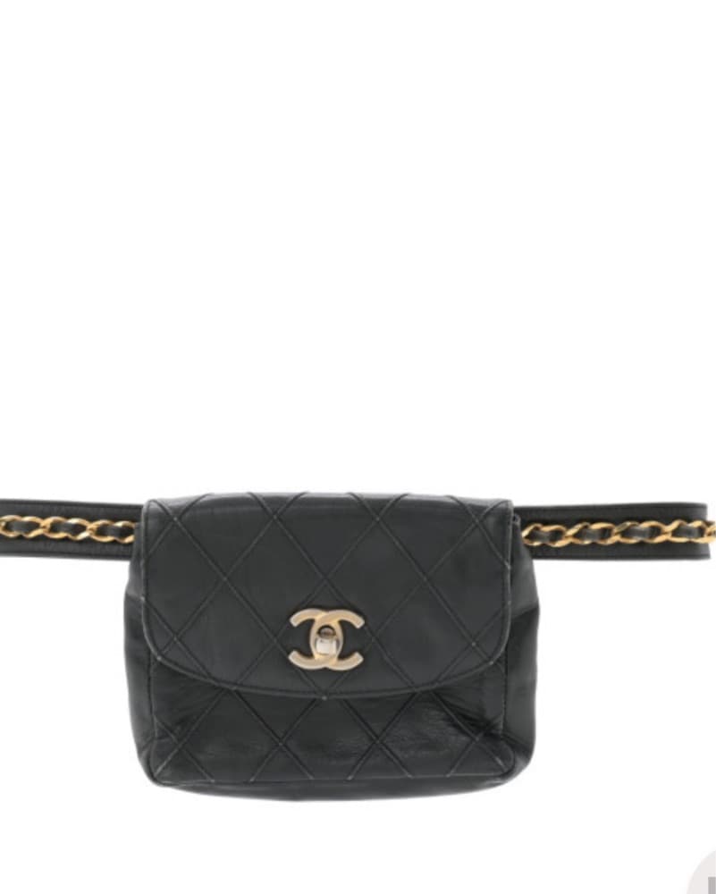 80s VINTAGE CHANEL BELT BAG - Image 1