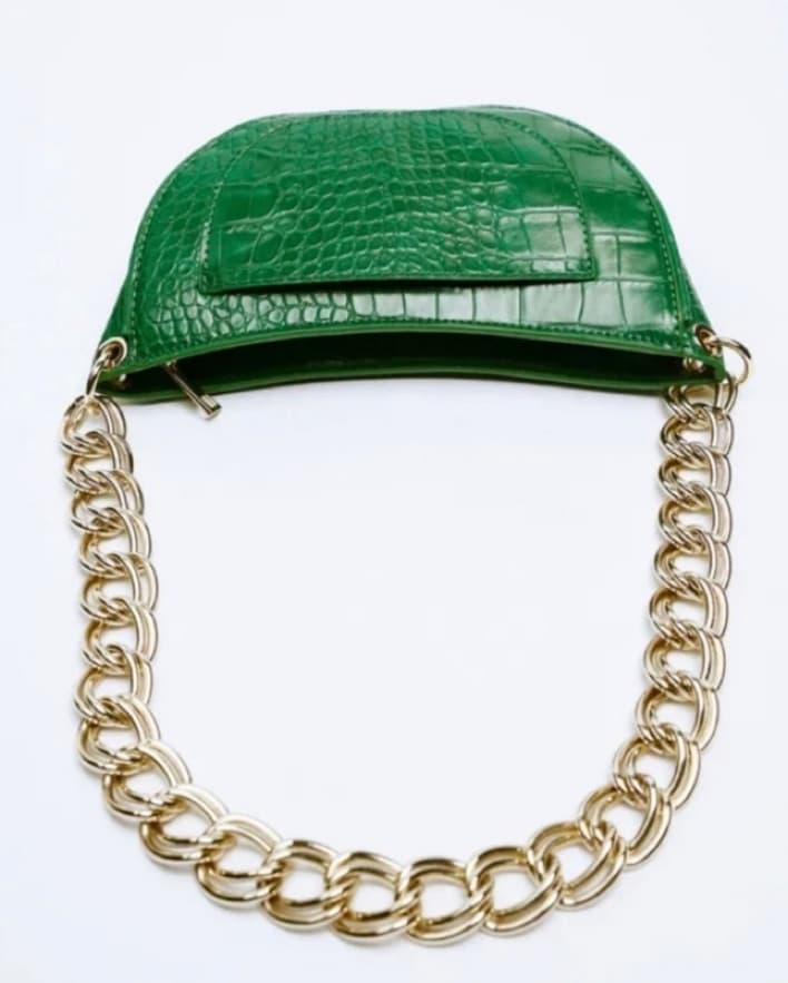 Shoulder Bag w. Gold Chain // SOLD OUT - Image 1