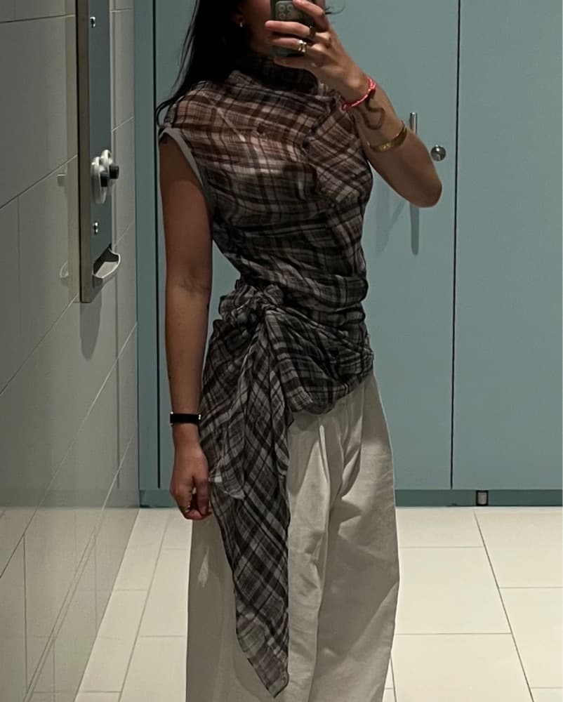 Acne Studios Sheer Silk Midi Dress - Image 5