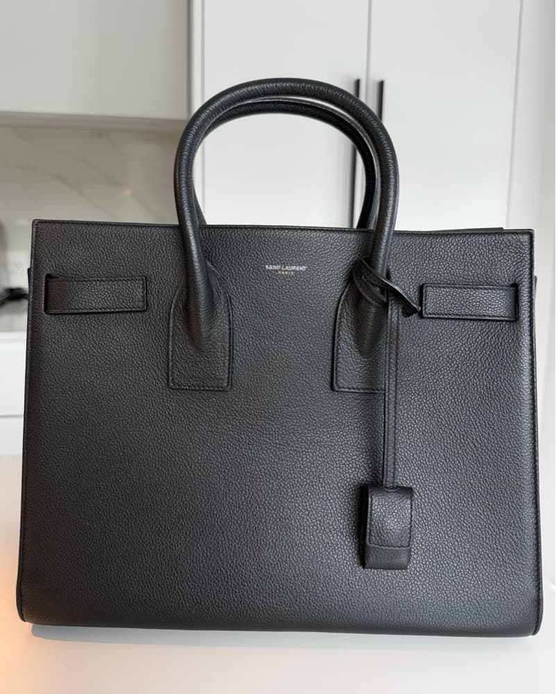 Saint Laurent Sac de Jour Leather Tote - Image 4