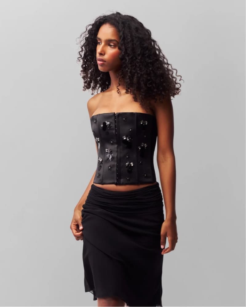 Danielle Guizio Embellished Corset - Image 1