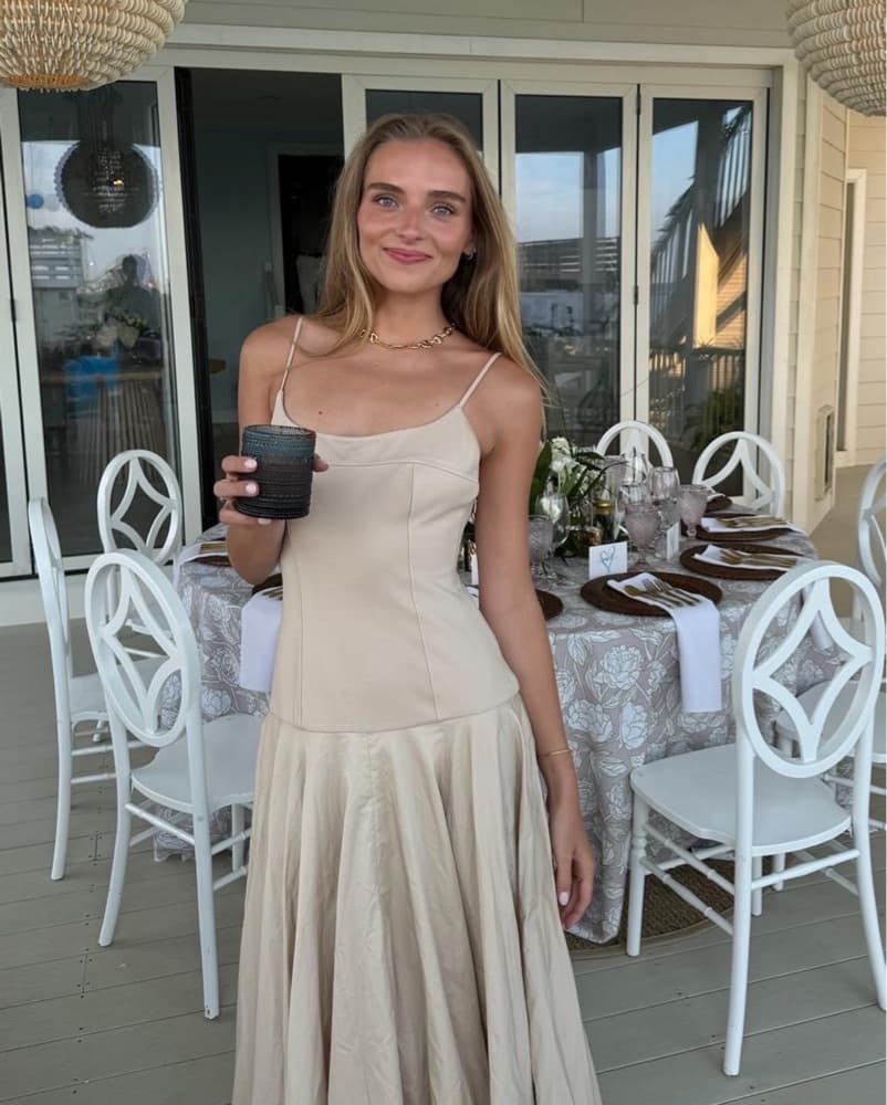 Beautiful Tan Dress  - Image 2