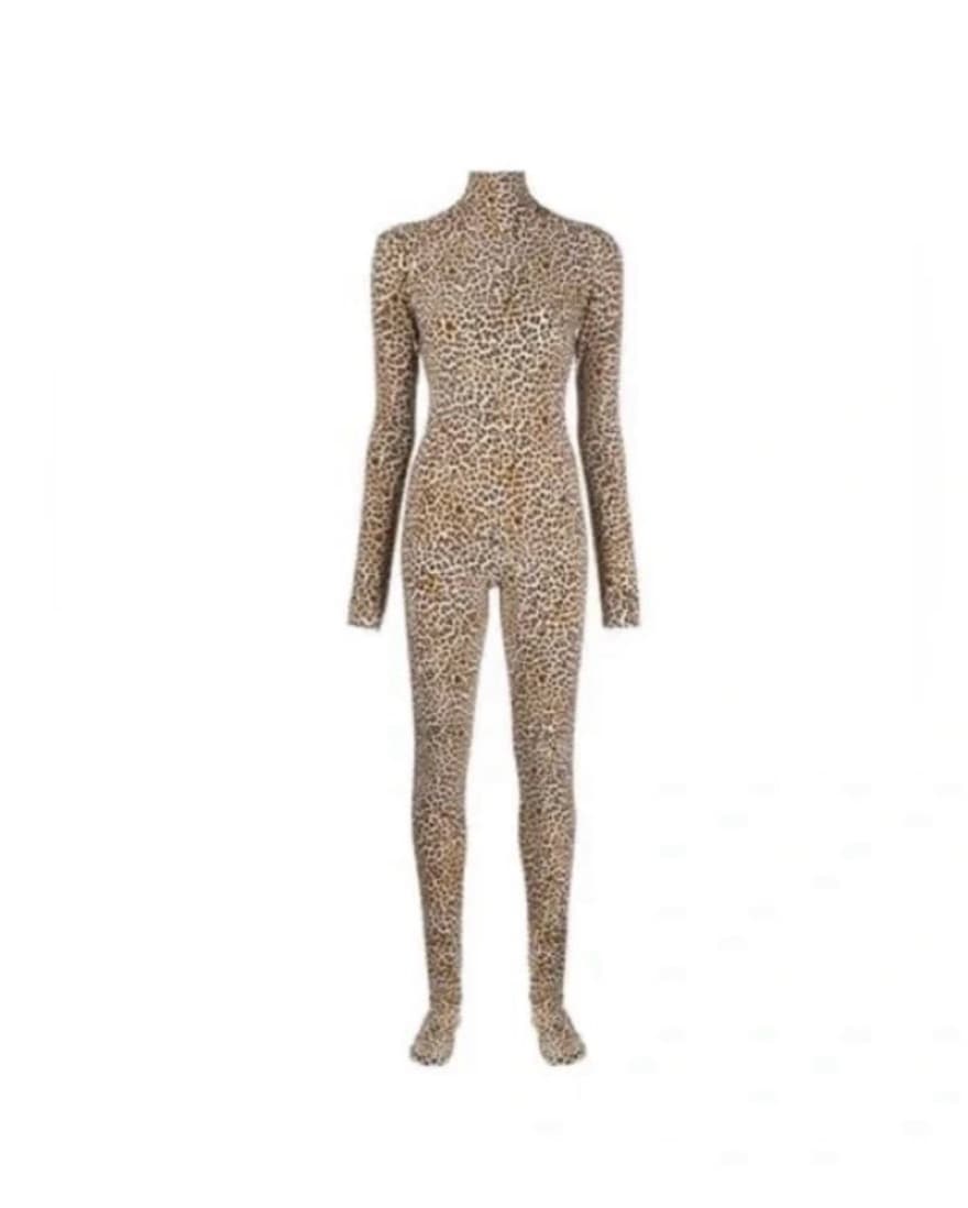 Leopard Footed Catsuit - Image 4