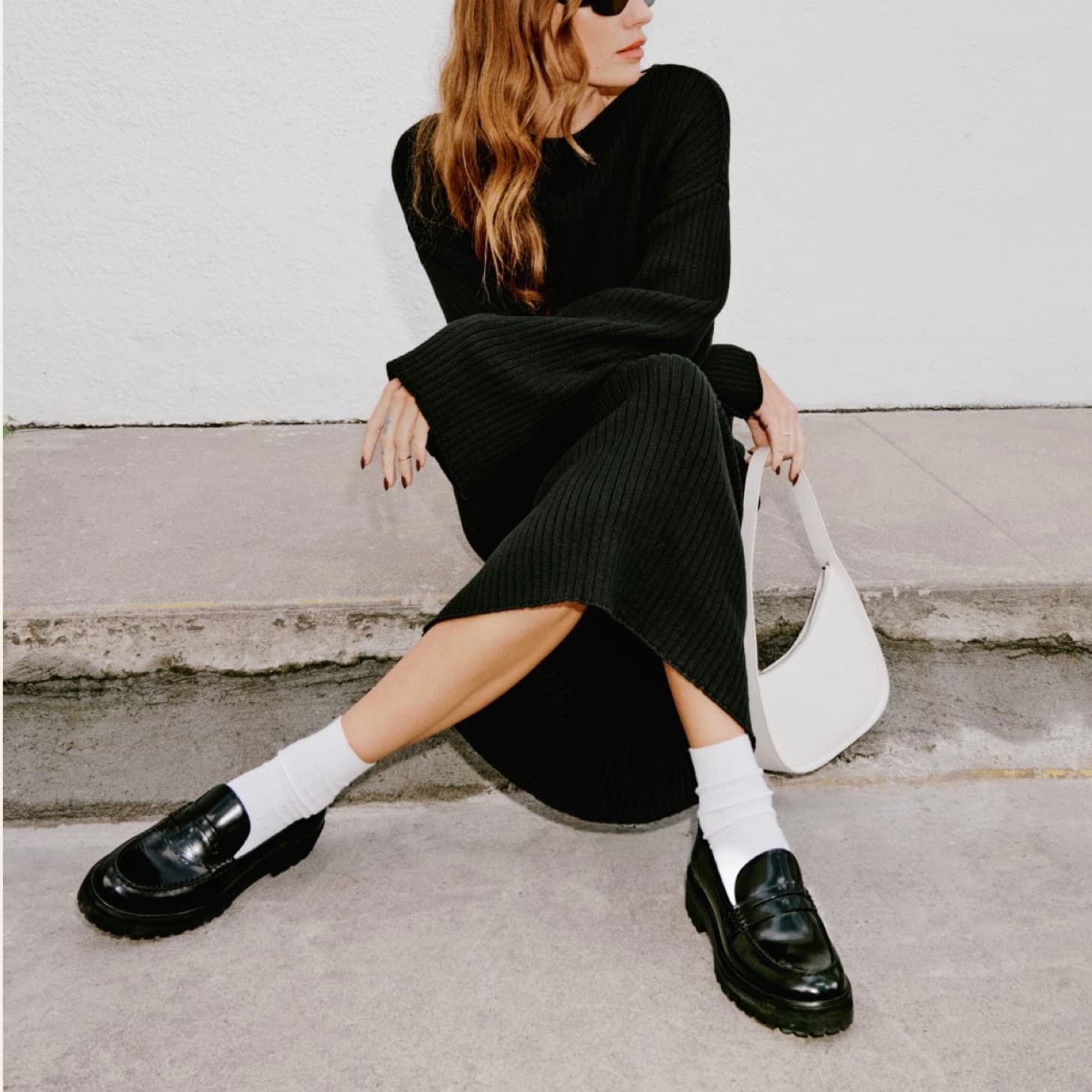 Reformation Black Loafers - Image 2