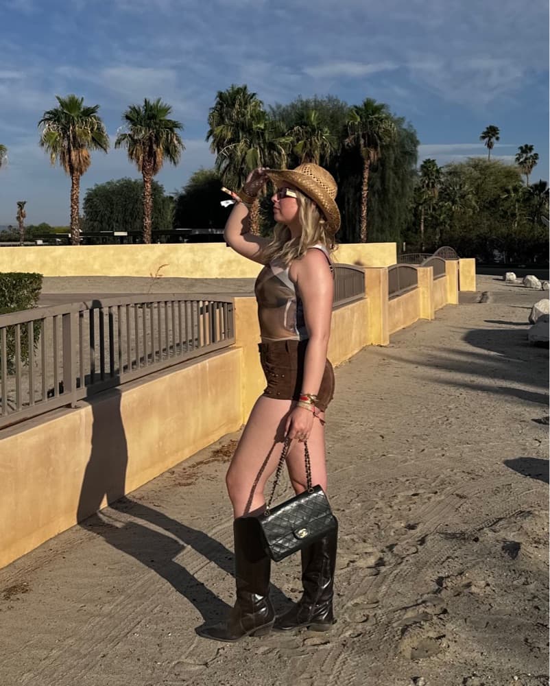Leather Studded Shorts - Free People - Image 3