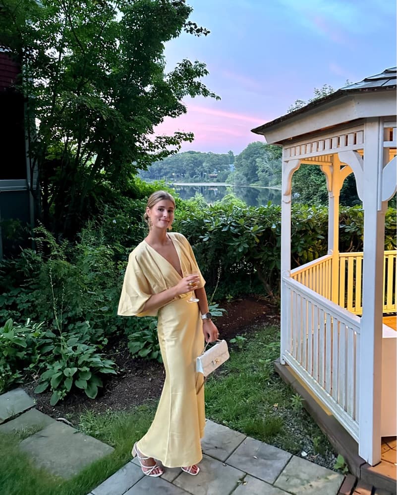 Elegant Yellow Maxi Dress - Image 1