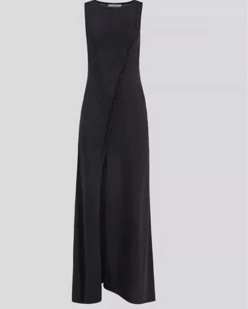 Elegant Black Maxi Dress - Image 2