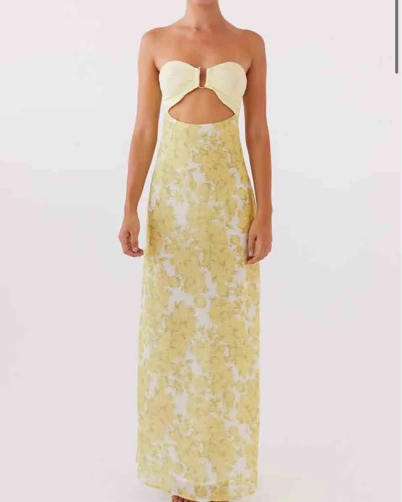 Yellow Peppermayo Maxi Dress - Image 1