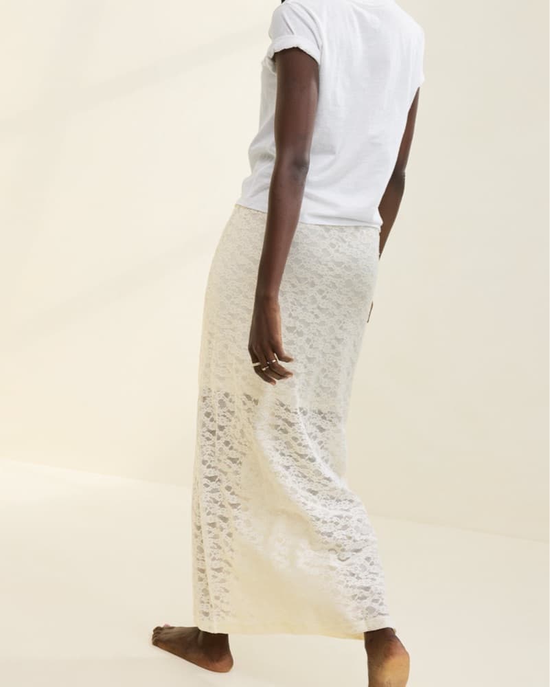 Vintage Lace Midi / Maxi Skirt  - Image 4