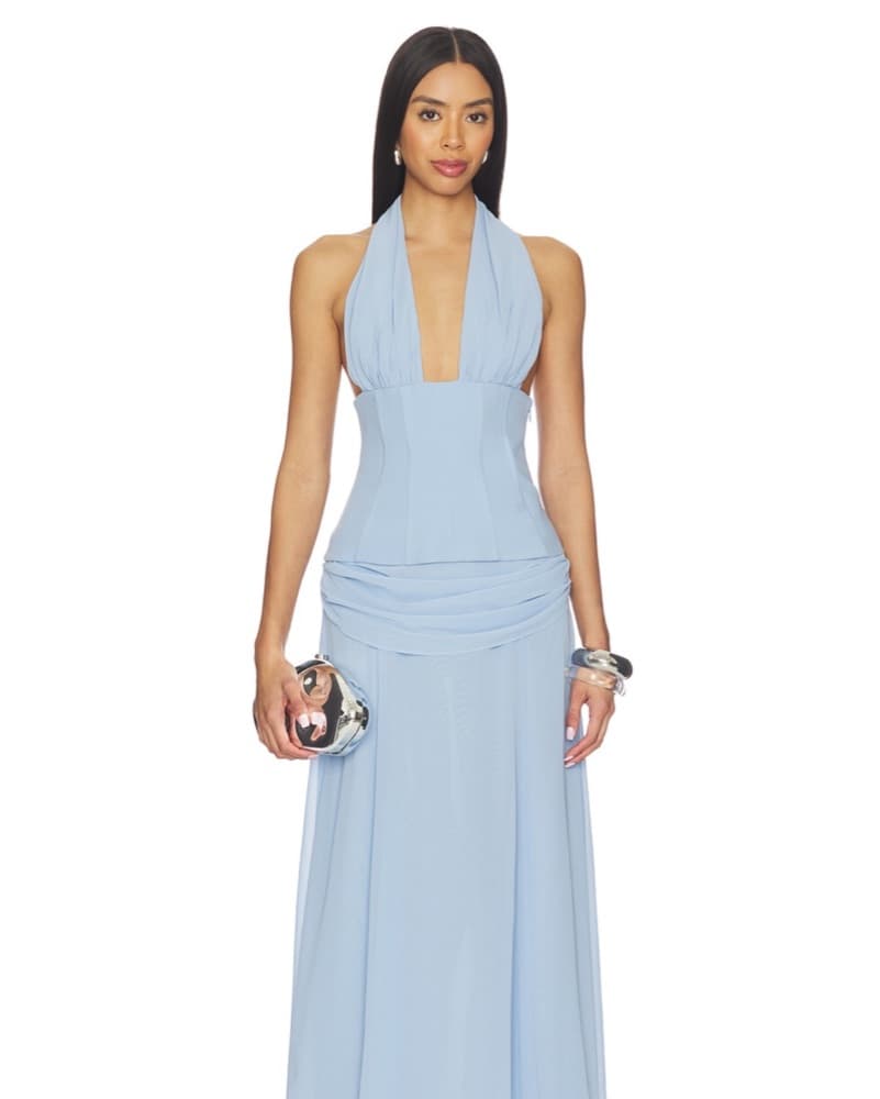 Myra Gown In Blue - Image 1