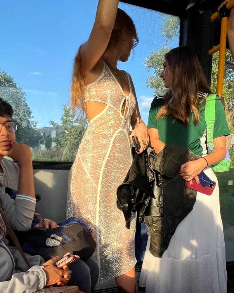 White Sheer Dress - Image 1
