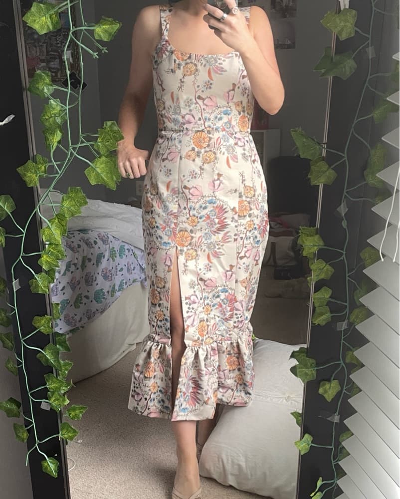 Markarian Midi Floral Dress - Image 1