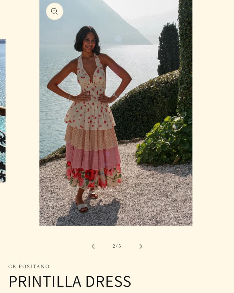 CB Positano Floral Maxi Dress - Image 2