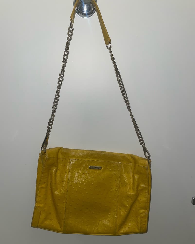 Yellow Leather Purse - Image 2