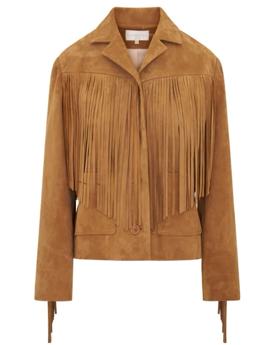 Suede Fringe Jacket - Image 4