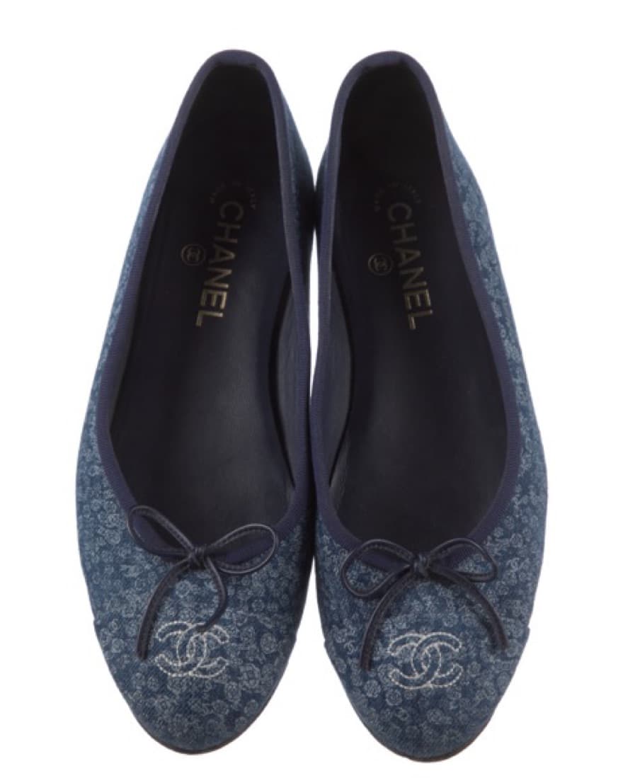 Chanel Jean Flats - Image 1