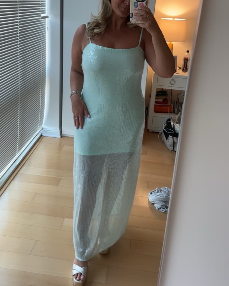 Hutch Sequin Back-slit Maxi  - Image 2