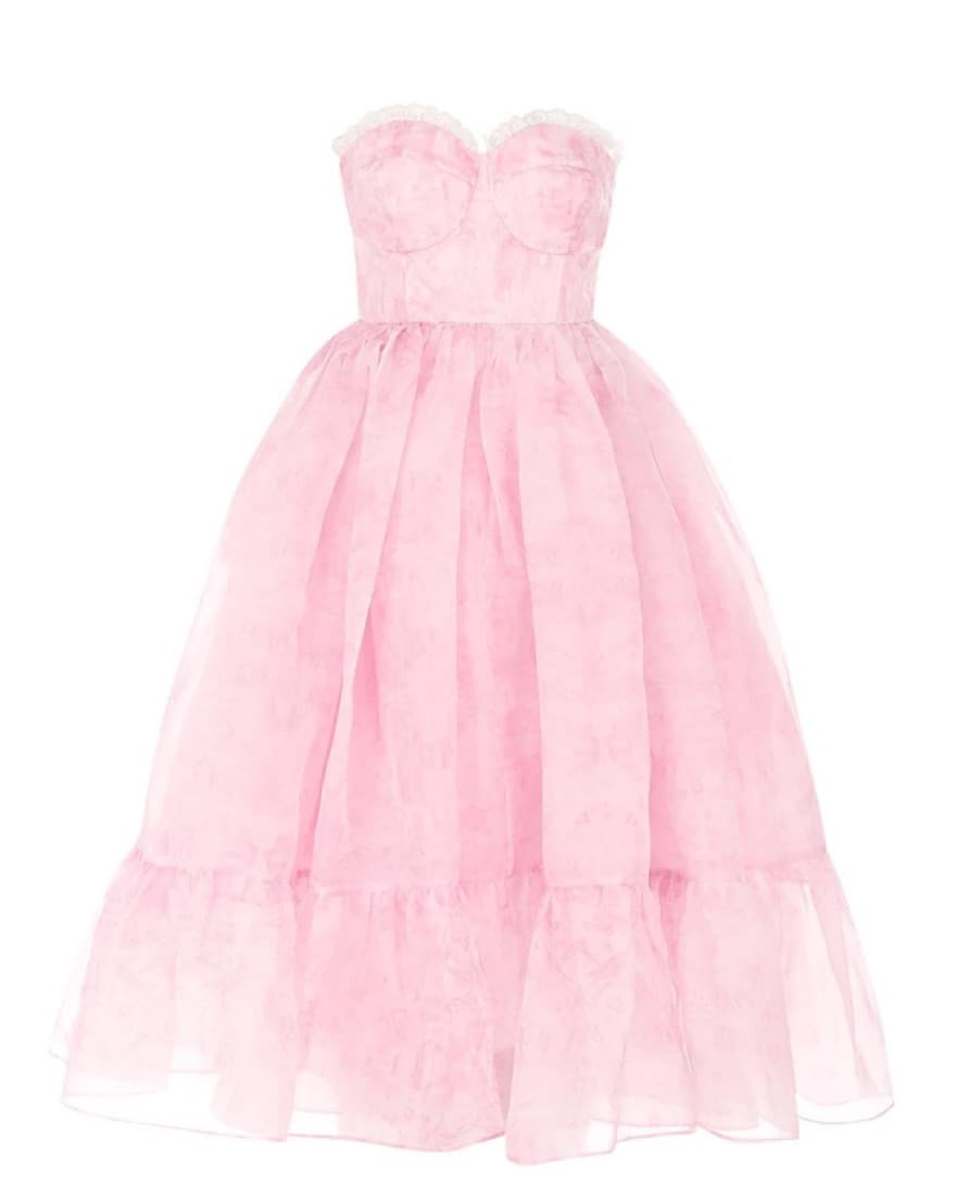 Selkie Pink French Corset Dress - Image 1
