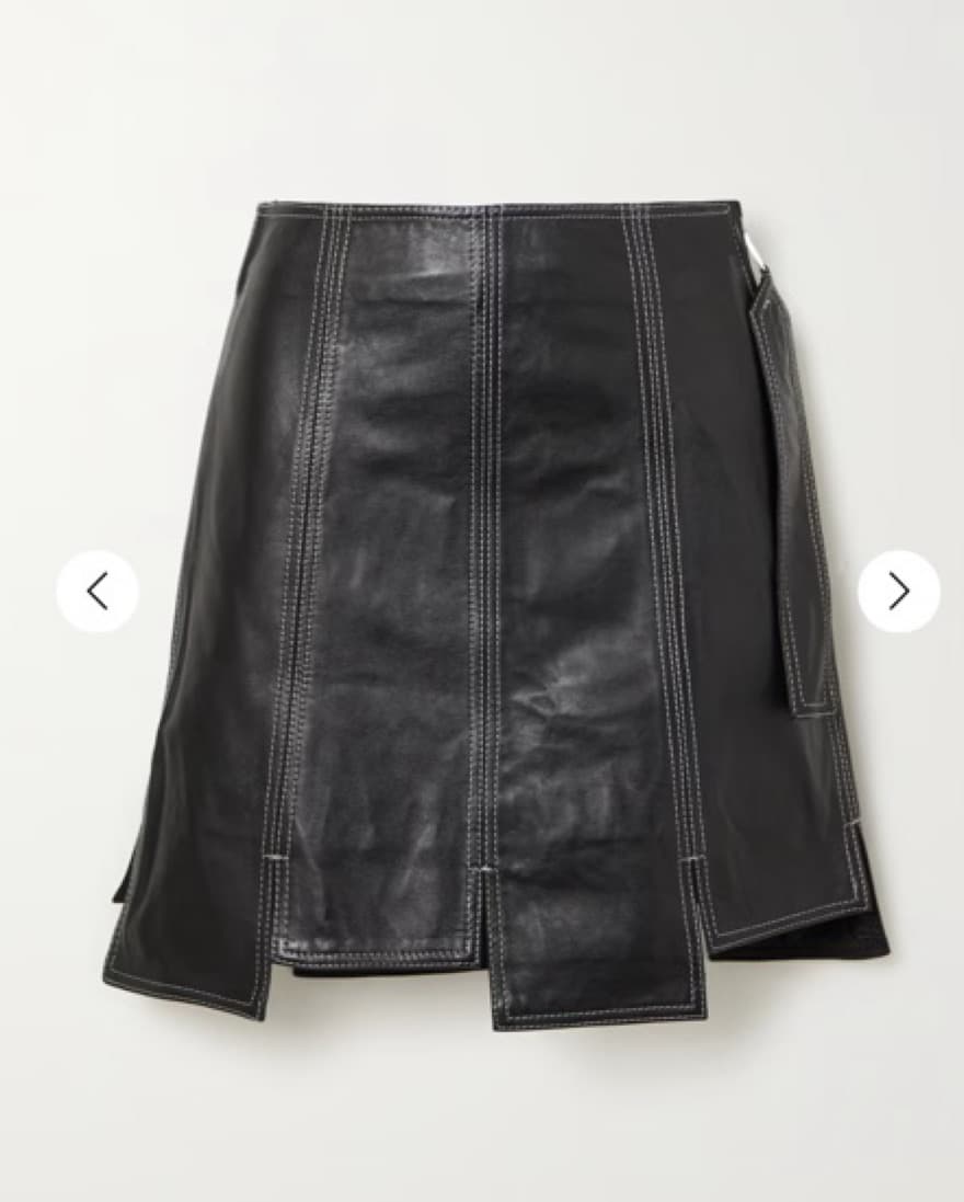 Ganni skirt (leather) - Image 2