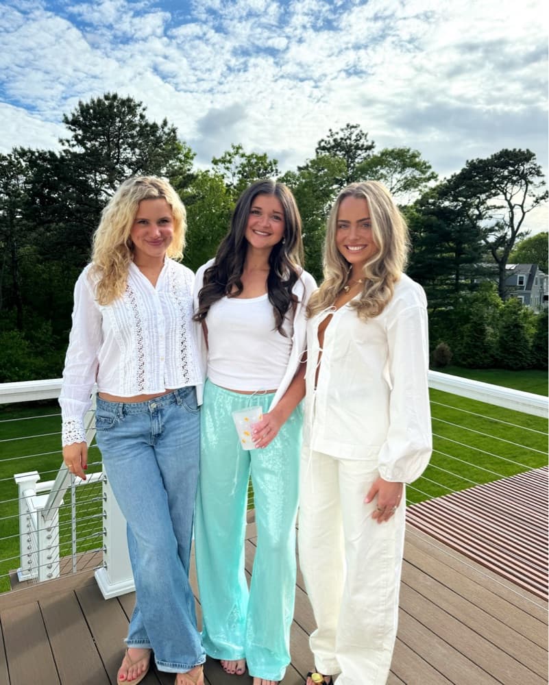 White Open Linen Tie Top - Image 1