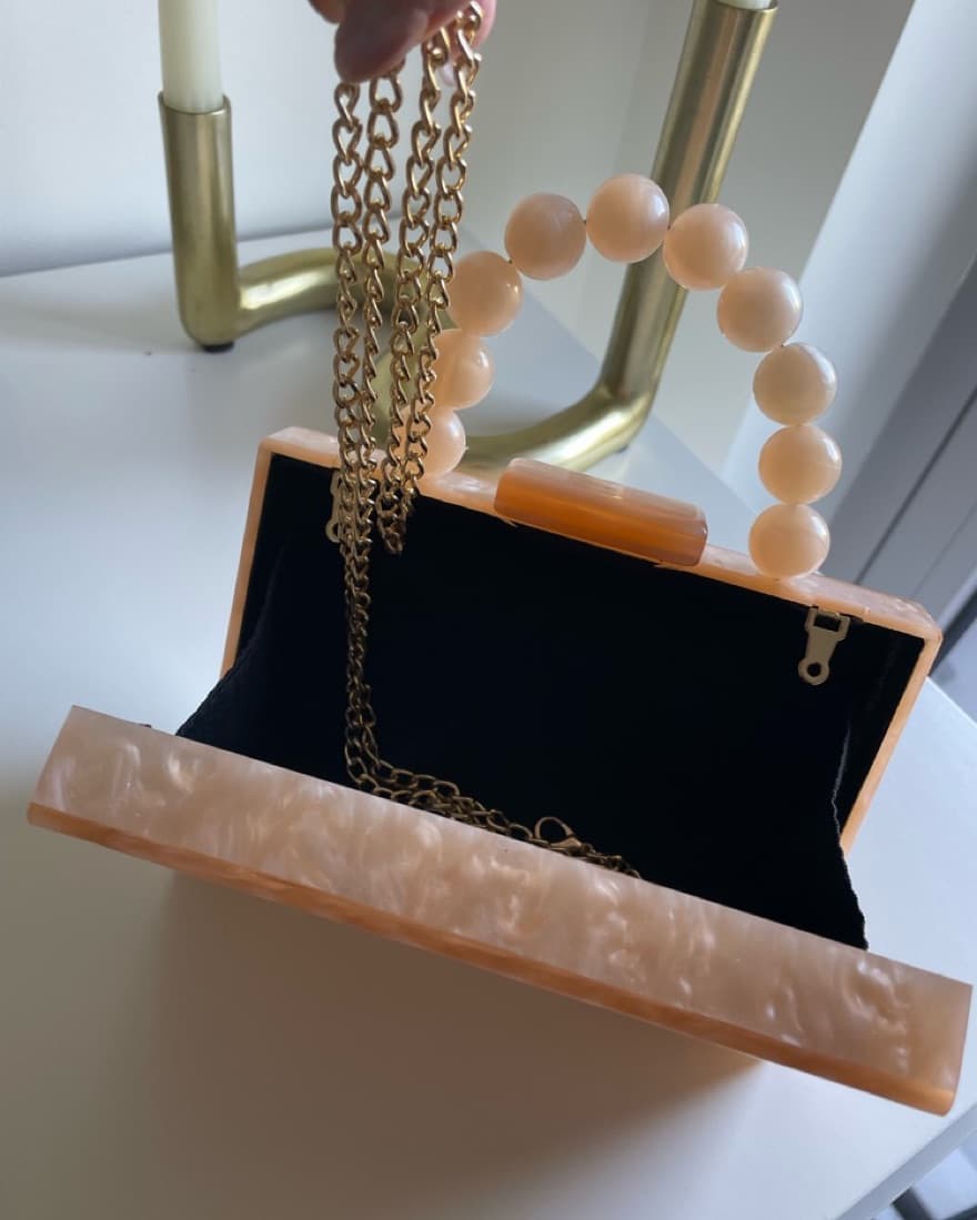 Mother Of Pearl: Formal Clutch/ Bag - Image 4