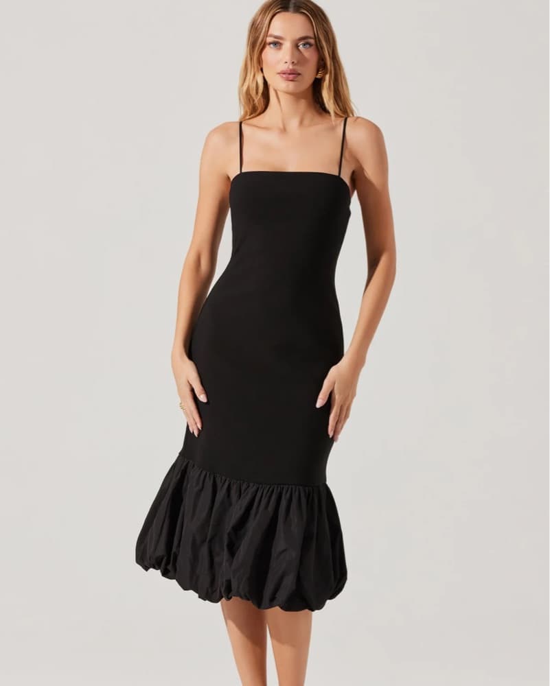 Astr Black Bubble Dress    - Image 3